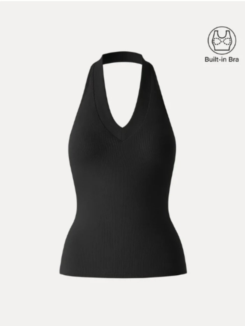 OGL Plantive Halter Neck Open Back Bra Tank